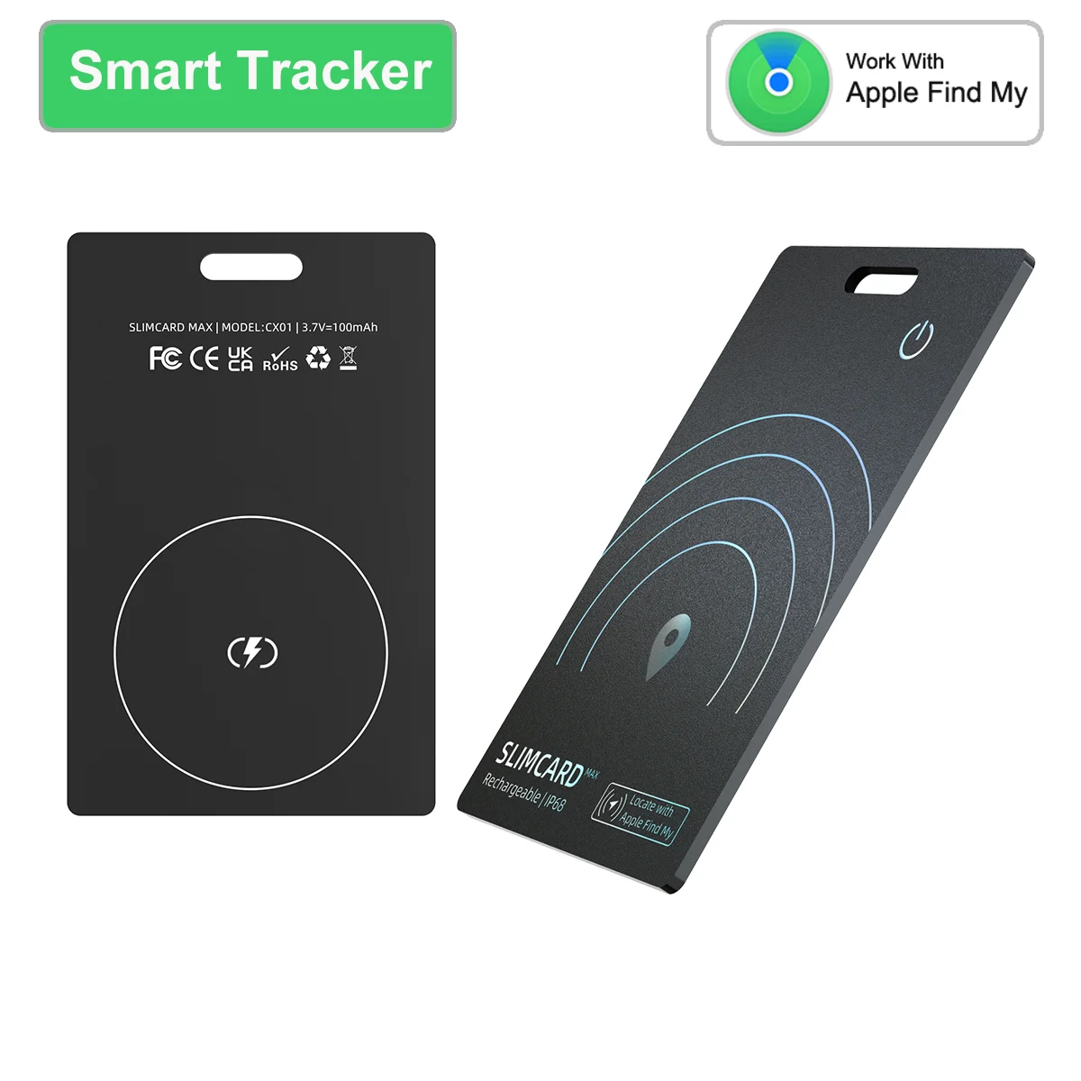 

Smart Tracker Tag Wireless charging Locator Item Finder wallet Anti-lost Bluetooth gps tracker for Apple iOS Find My Air tag
