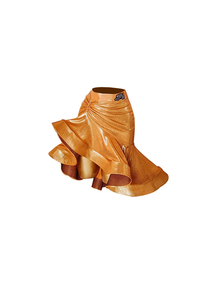 Latin Dance Top Nationale Standaard Dans Visgraat Rok Volwassen Oefenpak 15-7