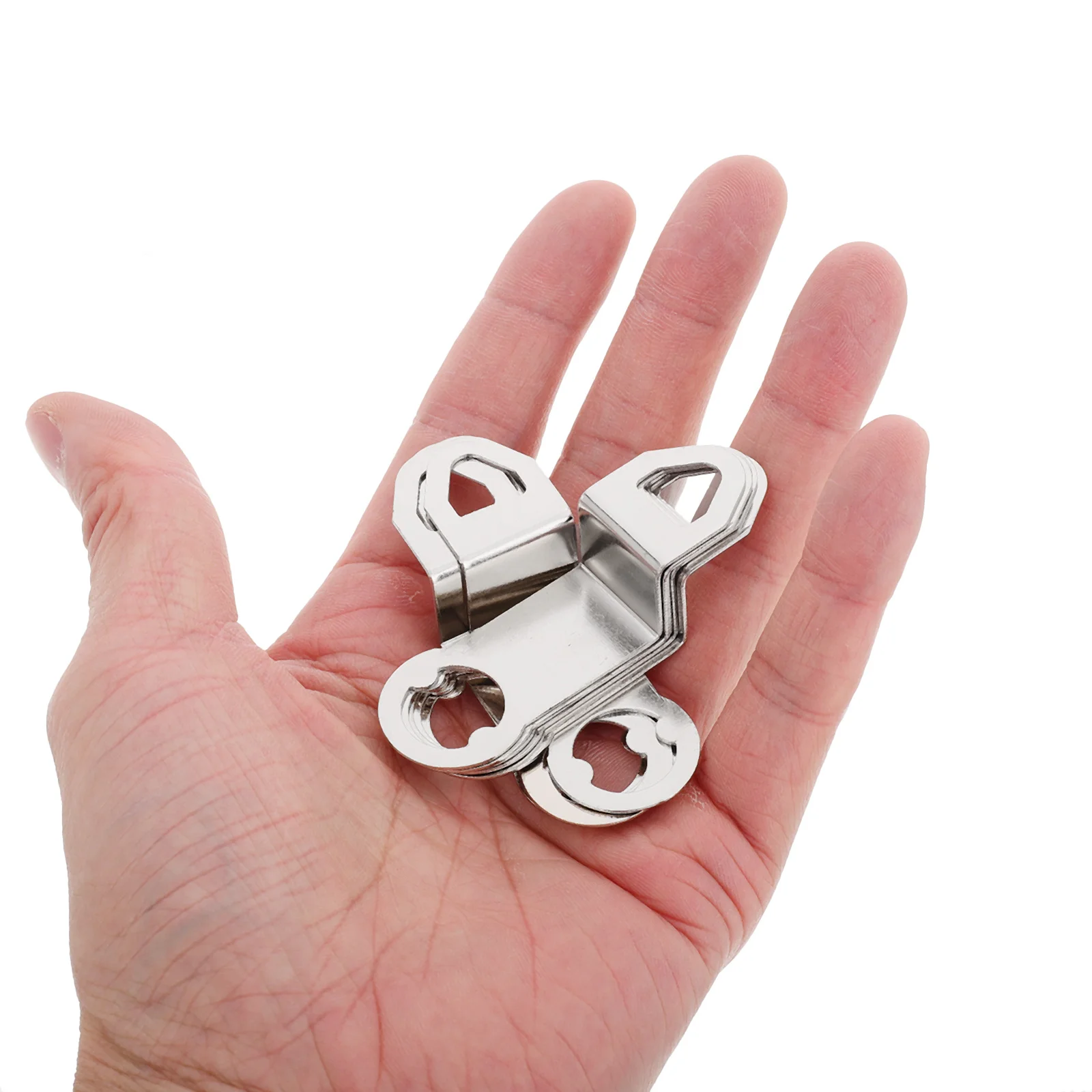 

10pcs Hanging Hooks Metal For Quartz Movement Replacement Wall Clock Hanger Parts Home Office Use Clock Accessories