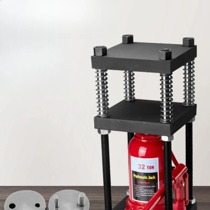 Small manual hydraulic press 50 tons four-column frame gold and silver jewelry die jack mold special tool