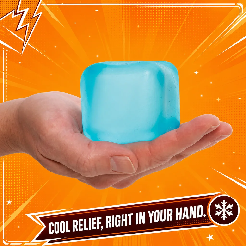 Fidget Cube Original - Needoh Yumuşak Jel Stres Giderici Buz