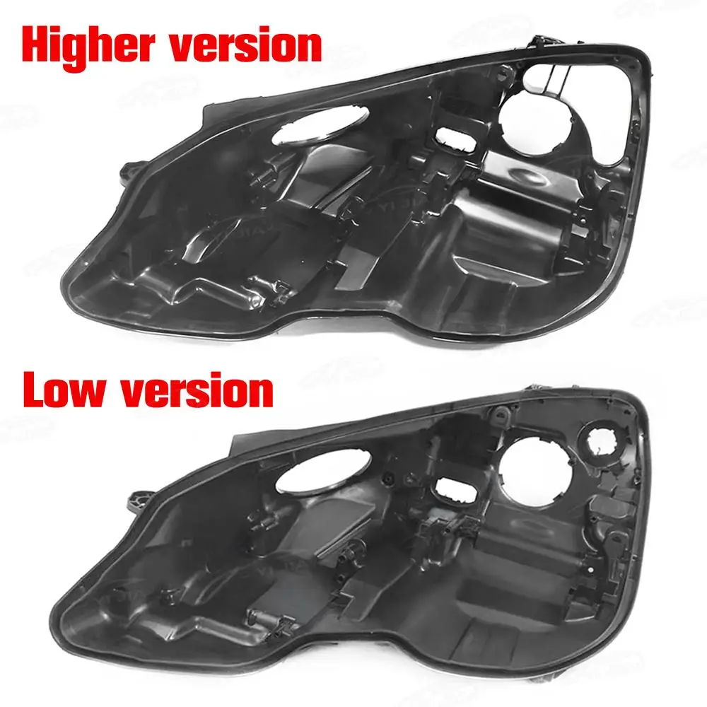 Front Headlight Base Cover Black headlight base For Benz E-Class W212 2009-2013 Car Rear Base Front Auto Headlight Back House