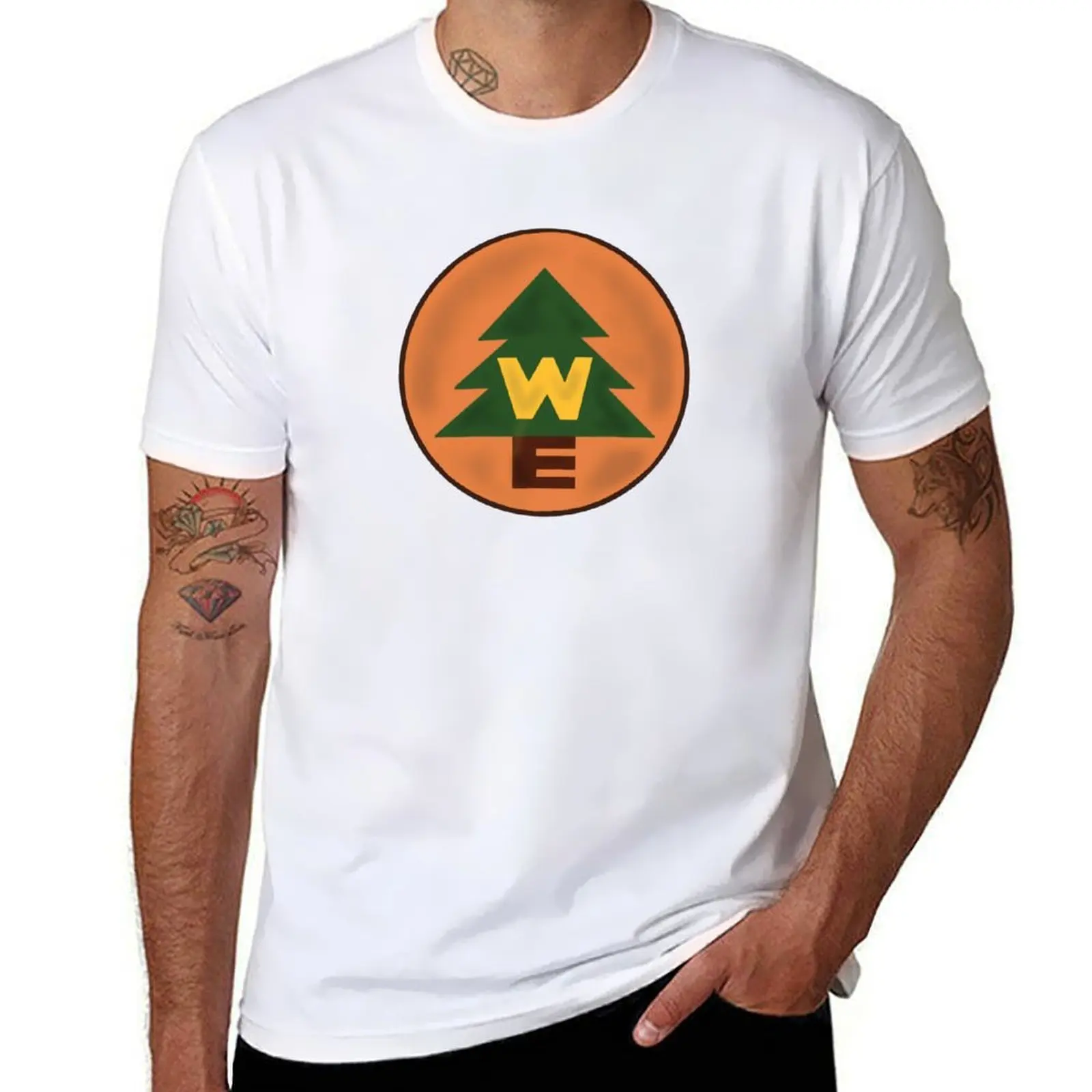 Explorer Troop heavy Badge cotton Wilderness cotton men t casual for shirts t man T-Shirt shirt 100% man tshirt