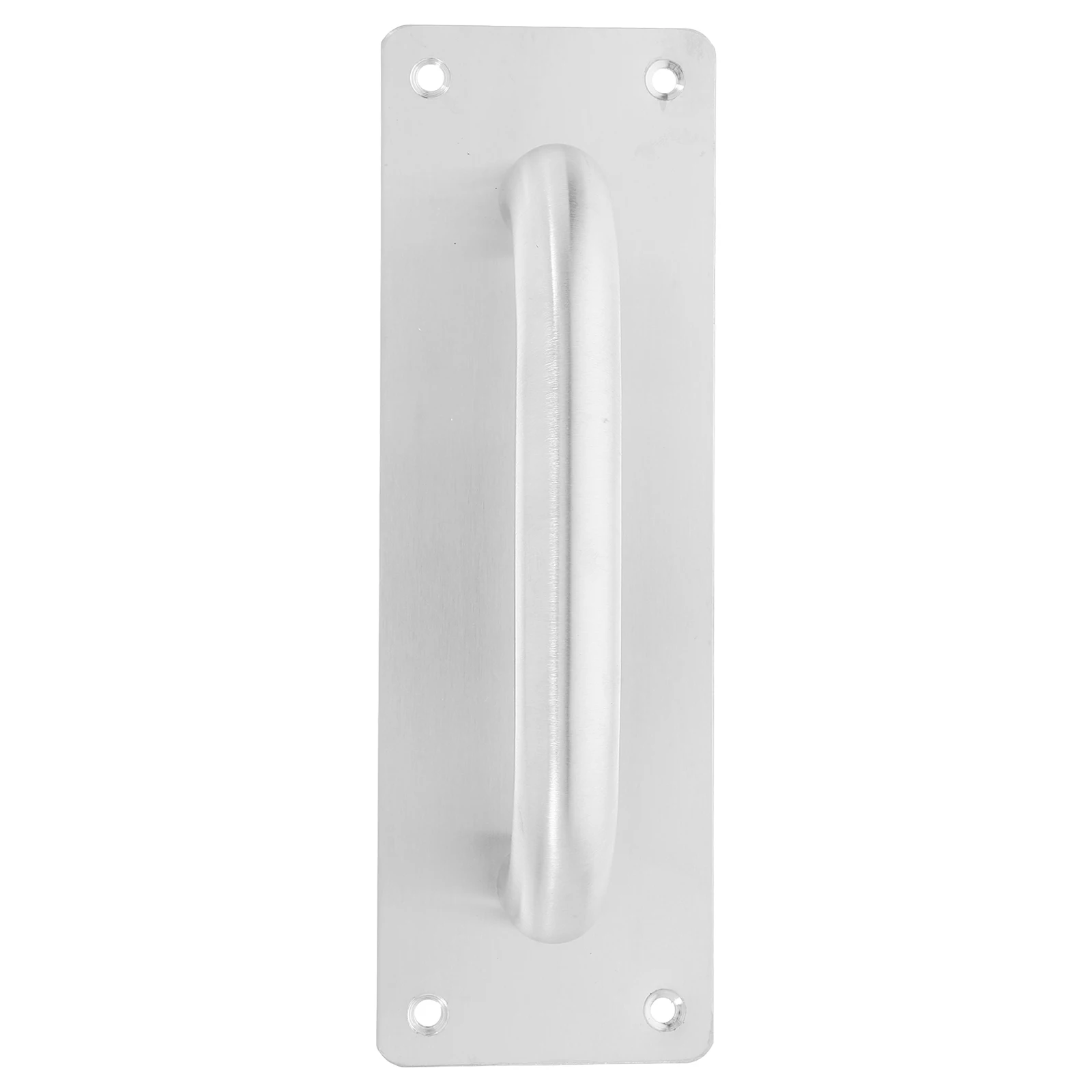 

Stainless Steel Push Pull Door Handle Heavy Duty Metal Plate For Commercial Fire Doors Office Home Security Replacement Size S