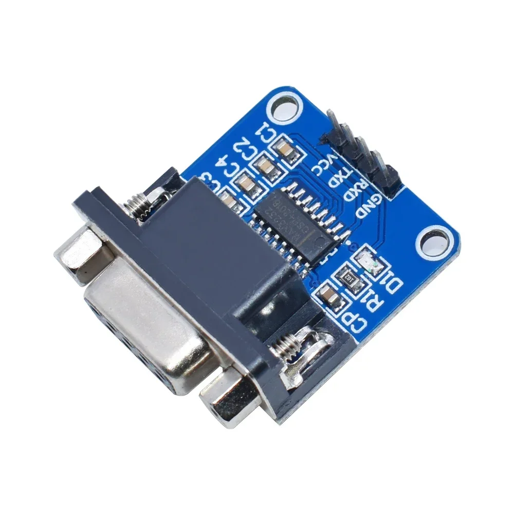 MAX3232 RS232 to TTL Serial Port Converter Module DB9 Connector MAX232 For Arduino