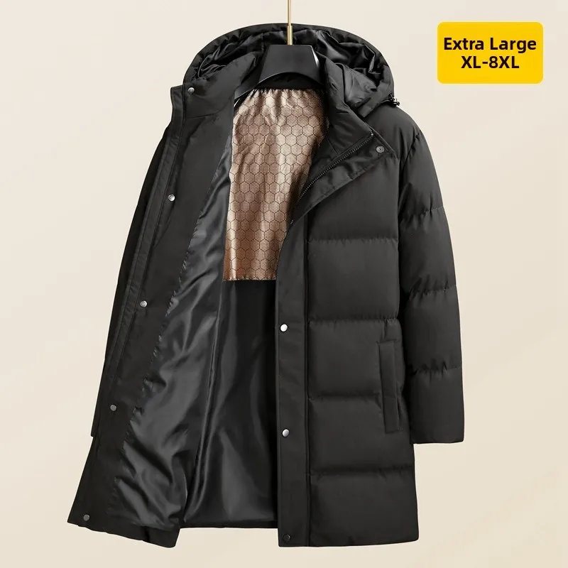 

Men's plus Size Casual Faionable Detachable Hooded Cotton Jaet Long Sle Urban Sle Warm Polyester Fiber Fill Large Code