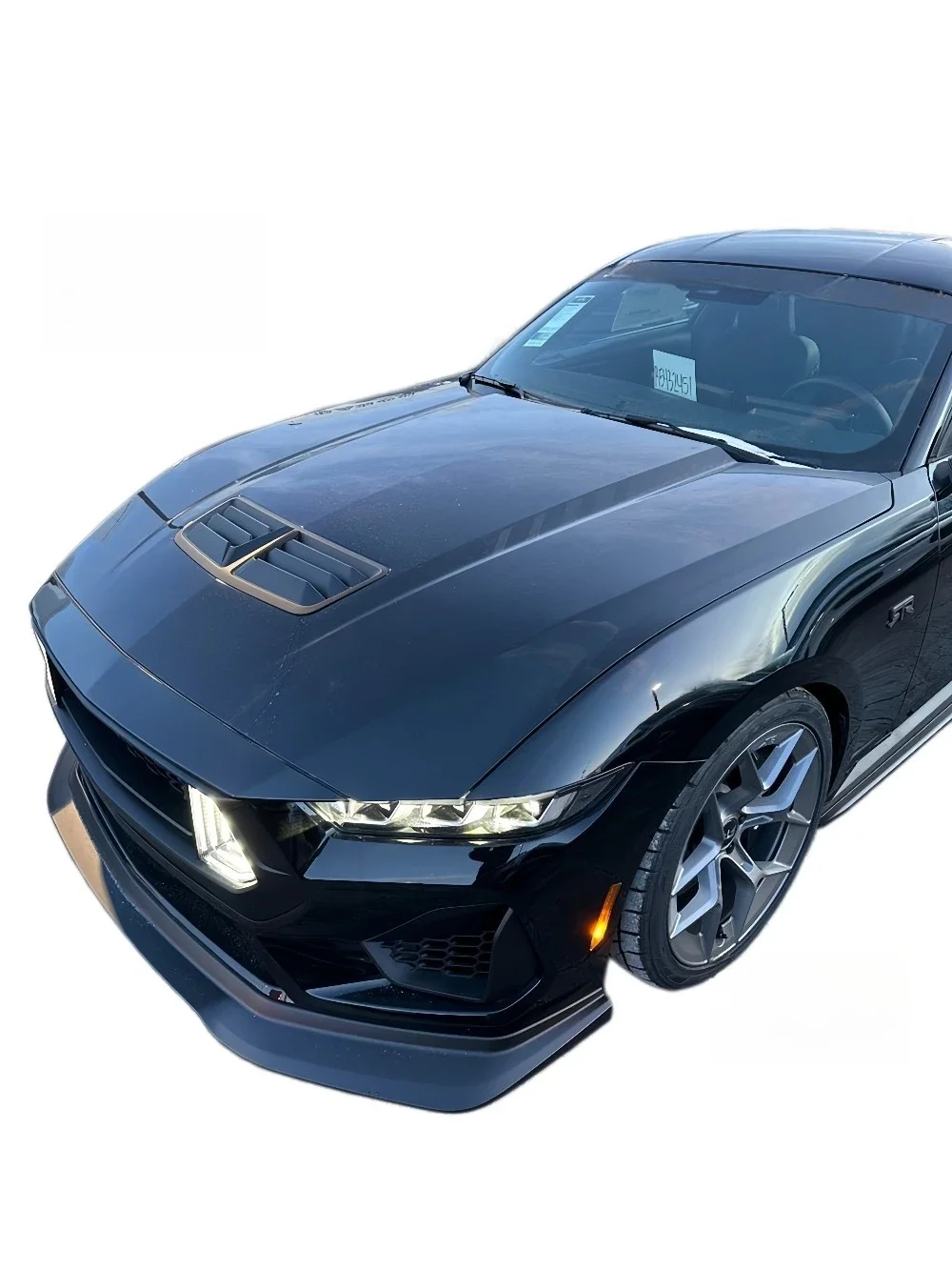 S650 Style Carbon Fiber Engine Hood Screws for 2024-2025 Mustang Lightweight Body Kit Screw-On Black 1 Year Warranty 5