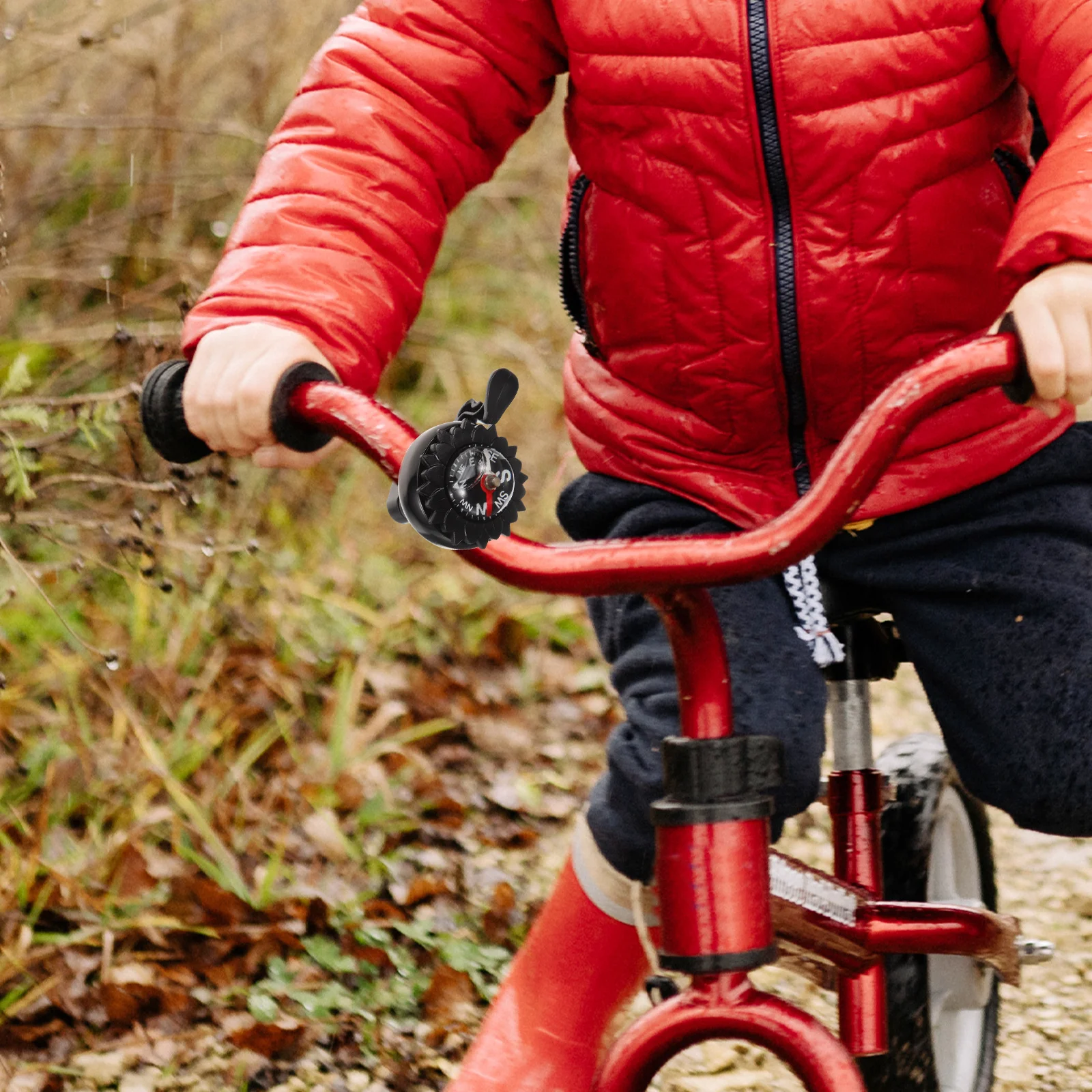 

Aluminum Alloy Car Bell Cycling Mountain Bike Small for Location Ring The Cycle Bells Compass Horn Bicycles