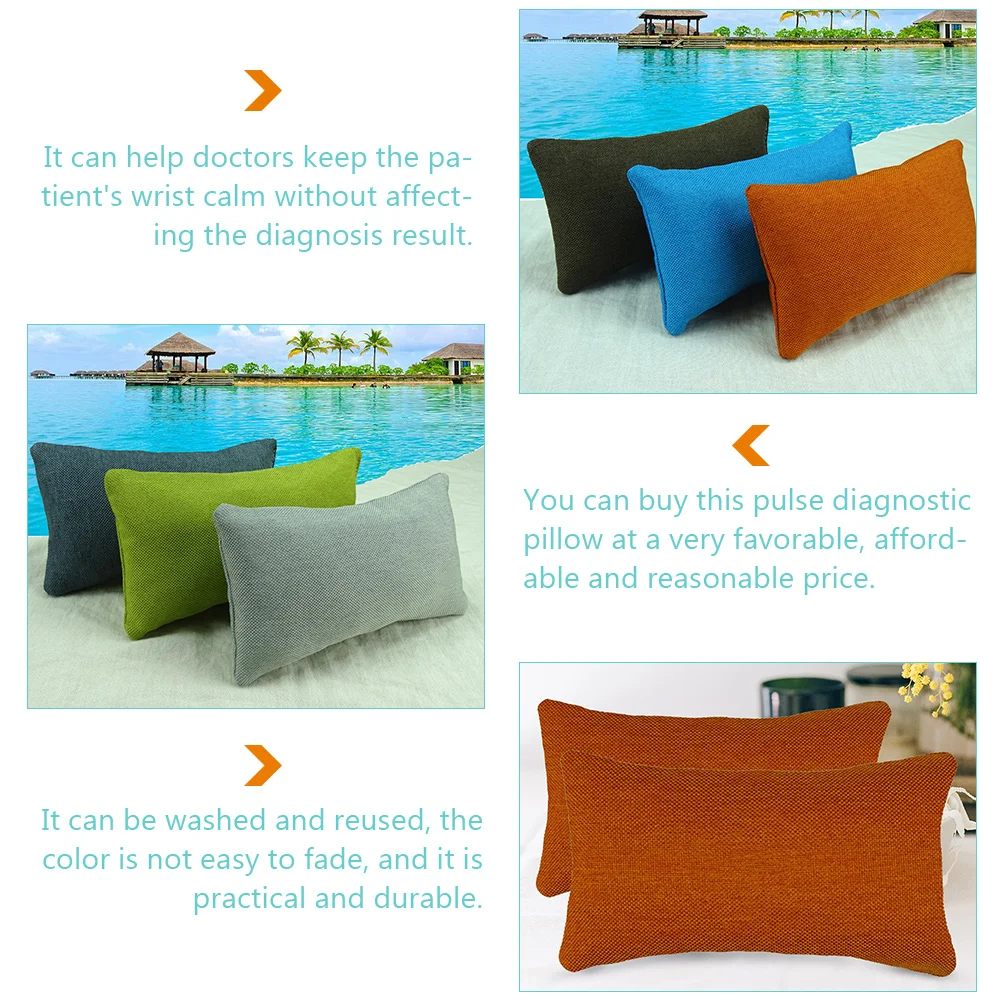

2pcs Pulse Diagnostic Pillow Multi-Function Wrist Pillow For Use Comfortable Portable Professional Hand