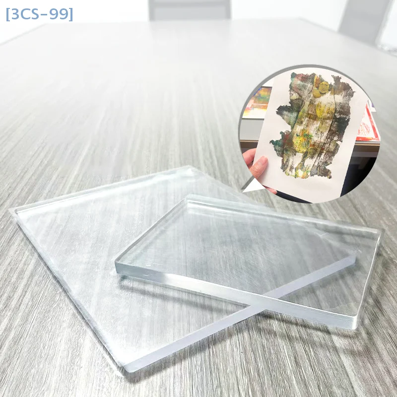 【3CS99】1 PCS Gel Press Monoprinting Print Plates Gel Plate For Press Art For Card Making, Scrapbooking, Arts