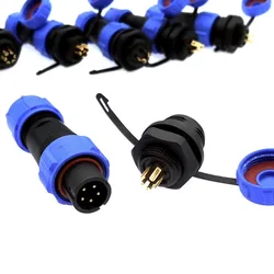 SP1310 SP1312 waterproof connector SP13 2pin 3pin 4pin 5pin 6pin 7pin 9pin IP68 connectors plug and socket