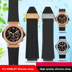 Weiches Silikon armband für Hublot Hengbao Yubo Big Bang Classic Fusion Silikon Uhren armband wasserdichte 25-19mm Uhren kette