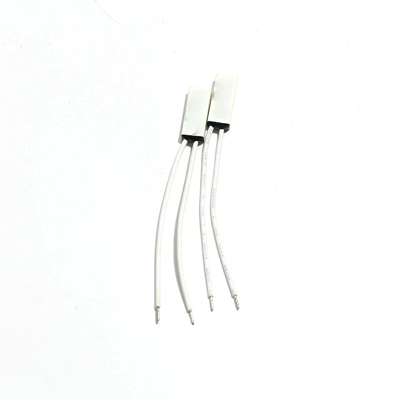 10PCS 20*8*4 5A Plastic Shell Normally Closed NC Temperature Control Switch 30-145℃ Split Horsepower Motor