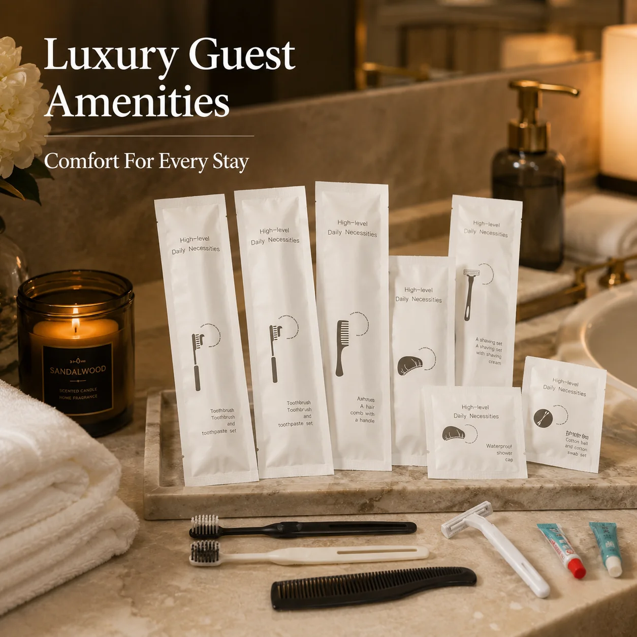 Premium Disposable Guest Toiletry Kit 5