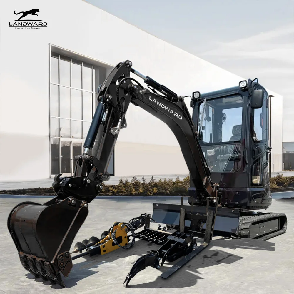 

China Factory Mini Crawler Excavators 2.5 Ton Garden Farm Hydraulic Mini Digger Machine Customized 1.8 Ton Small Excavator Price