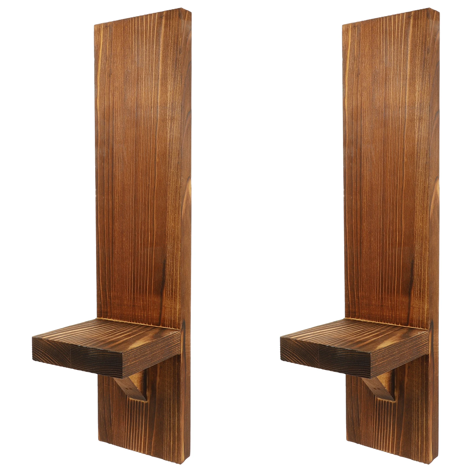 

Wooden Wall mounted C Holder Stick Wax Table Home Wedding Decor Safe Material Sconce Elegant Stylish
