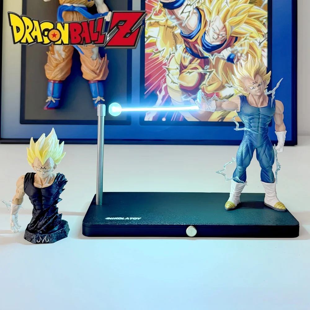 

New Premium Dragon Ball Z Magnetic Night Light Beijita Saiyan Anime Peripheral Handmade Desktop Ornament Toys Gifts Hot