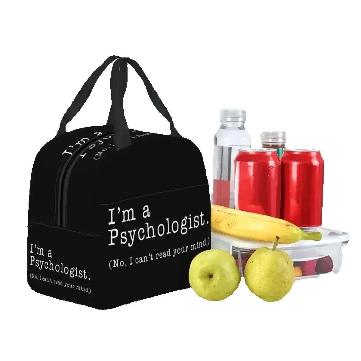 

I'm A Psychologist Thermal Insulated Lunch Bag Psychologist Gift Lunch Box for Work School Food Bags