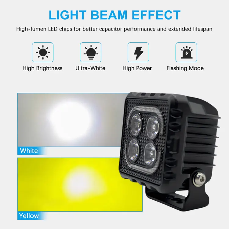 TT-SL-28 New Condition 12V 20W LED Waterproof Front Fog Lights Aluminium Spot Light 2-Year Warranty for Cars2026 NEW
