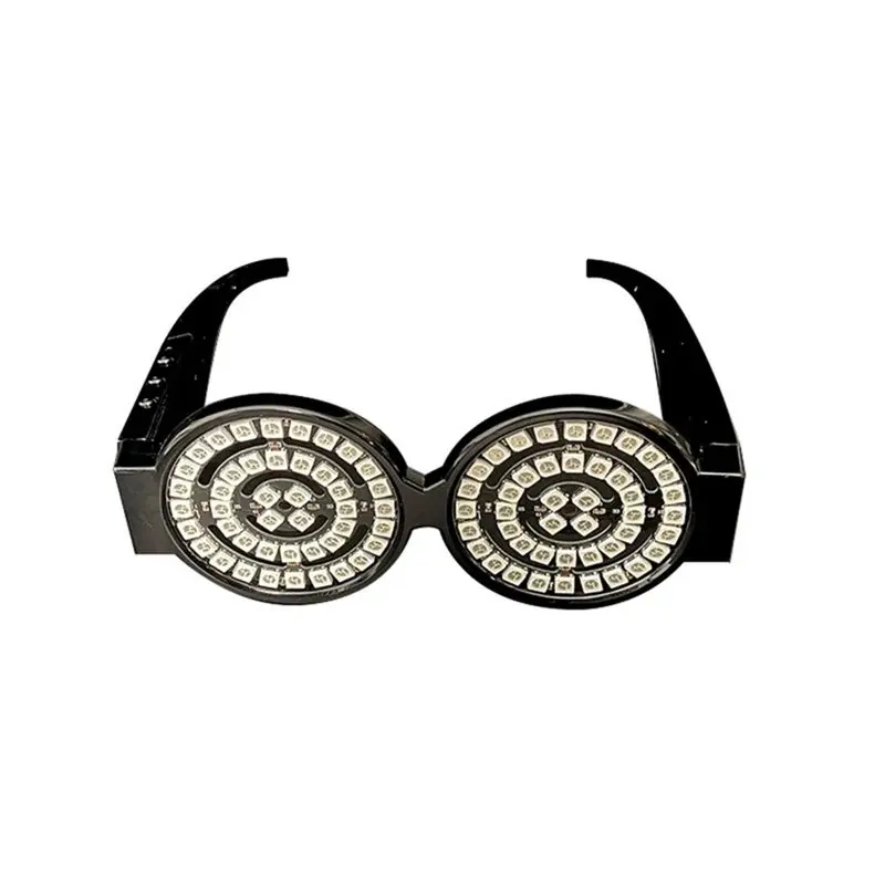 ABRU - Gafas Luminosas LED para Conciertos y Clubs, para Fiestas, Carnavales, Celebraciones de Cumpleaños, Complementos para Festivales