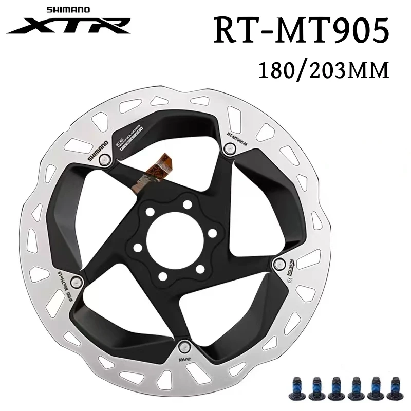 SHIMANO XTR RT-MT905 6-Bolt Disc 160/180/203mm Brake Rotor MT905 6-Bolt ICE TECHNOLOGIES FREEZA 203mm 180mm