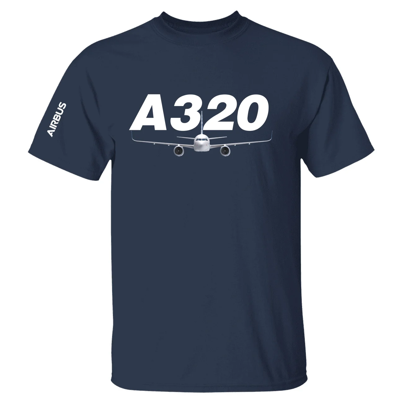 Aviation Flight Airbus A320 Cotton Graphic T Shirts Men Women Pilots Multi Color Short Sleeve T-shirts