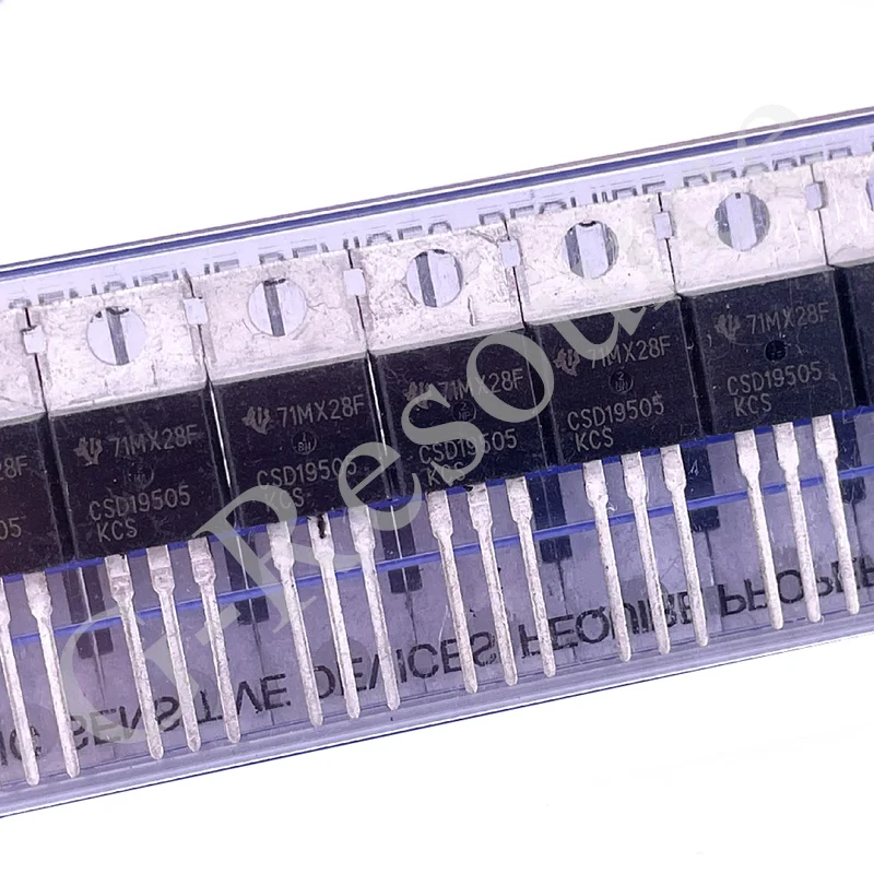 

(10PCS) CSD19505 TO-220 CSD19505KCS 80 V N-Channel NexFET Power MOSFETs Refurbished