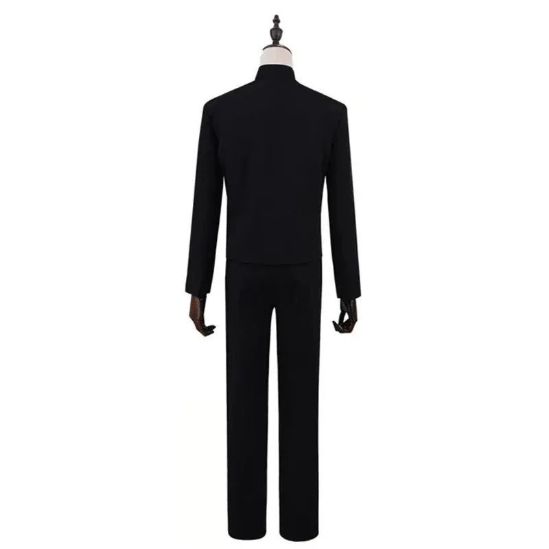 Jujutsu JJK مانغا أنيمي Fushiguro Megumi تأثيري حلي شعر مستعار النظارات الشمسية سترة السراويل زي مدرسي ملابس هالوين الرجال النساء