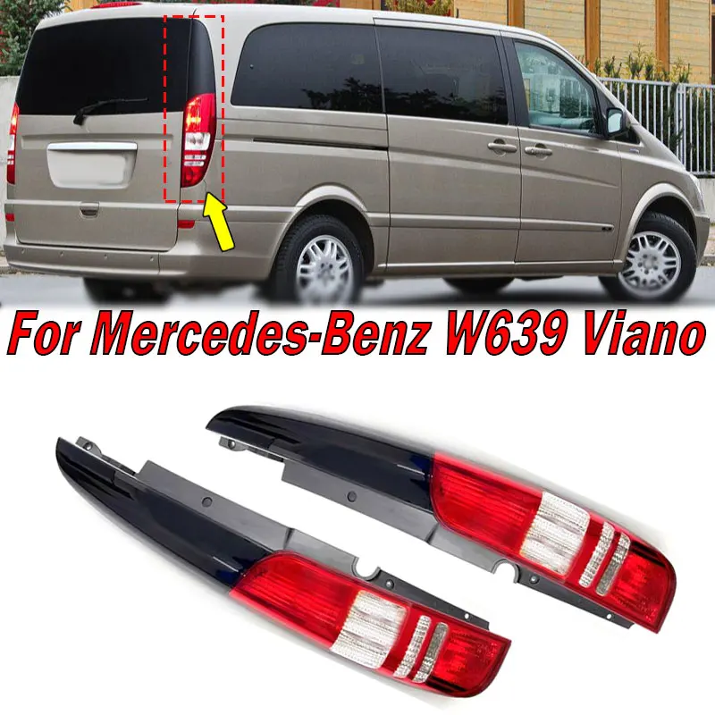 Auto Parts For Mercedes-Benz Vito Viano W639 W636 Rear Tail Light Brake Lamp Reversing Lamp Cover Taillight Housing Without Bulb