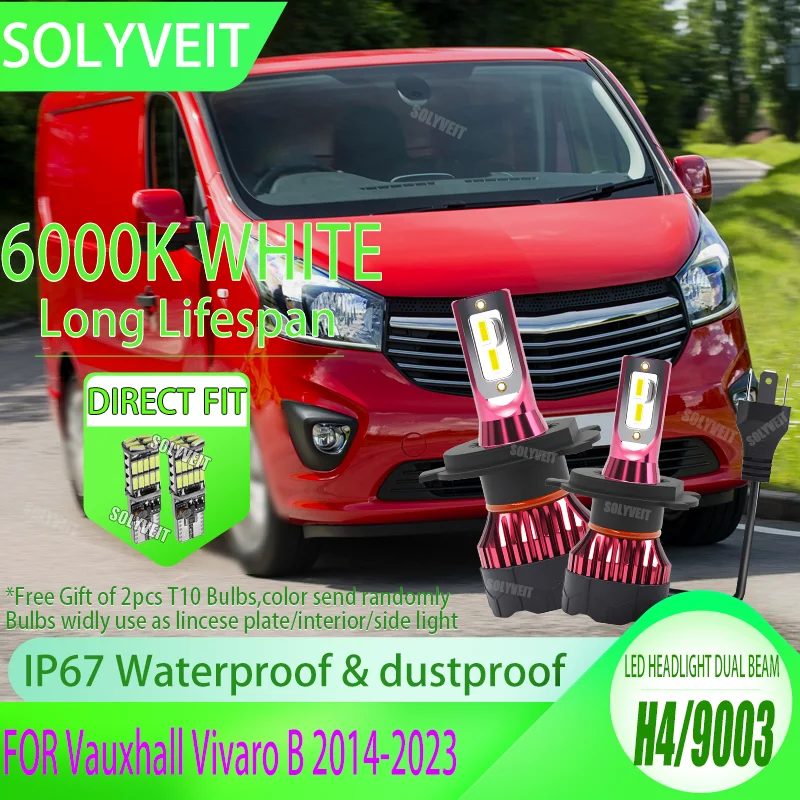 

Long Life Know Your Path is Fully Lit with 15000LM LED H4/9003 For Vauxhall Vivaro B 2014 2015 2016 2017 2018 2019 2020-2023