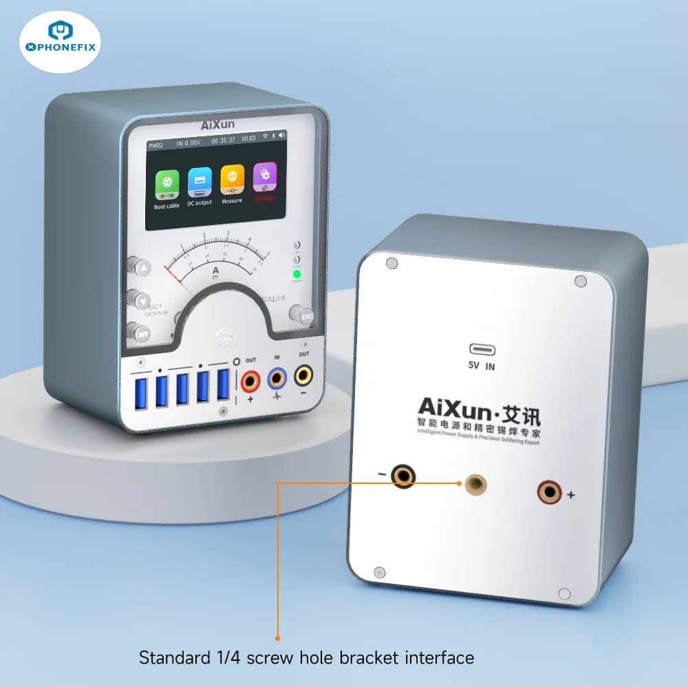 Aixun-インテリジェントDC電源電圧ダイオードテスト,デジタルポインターディスプレイ,調整可能な電流,電話修理検出ツール,pm02
