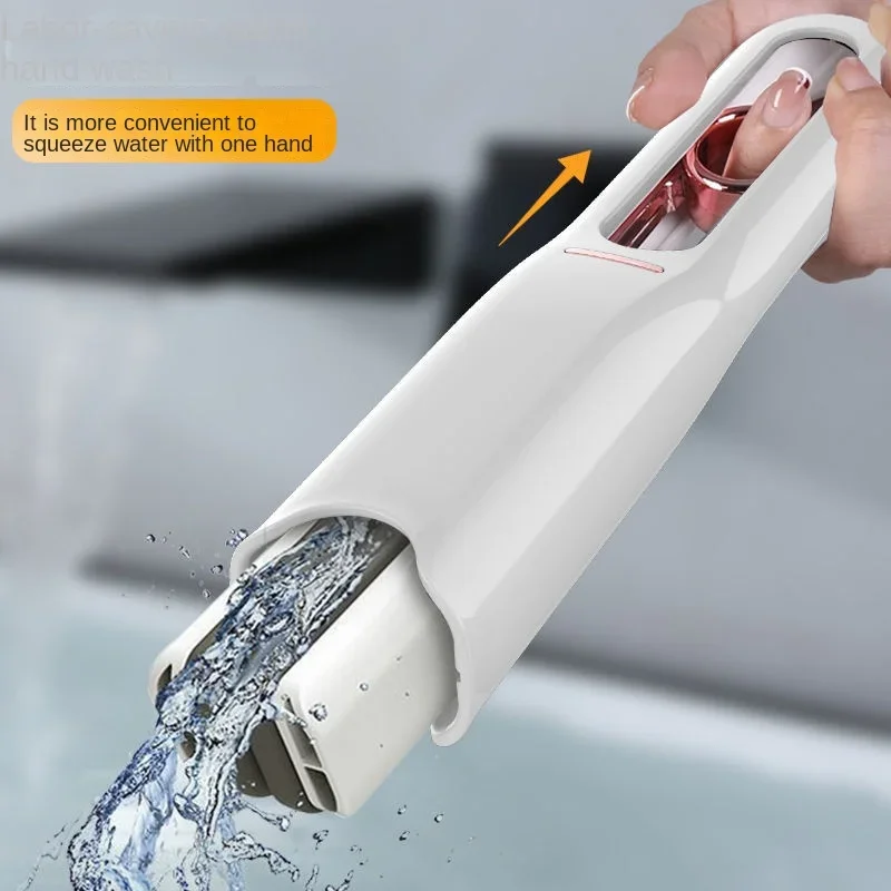 New Mini Portable Cleaning Mop  Squeeze Mop Desk Cleaner Window Glass Sponge Cleaner Wear-resistant Household Cleaning Tools