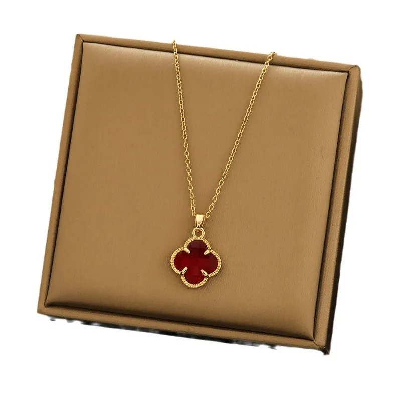 

The 2025 new trendy DIY accessory This necklace is a unique and stylish titanium steel accessory for women 6546512