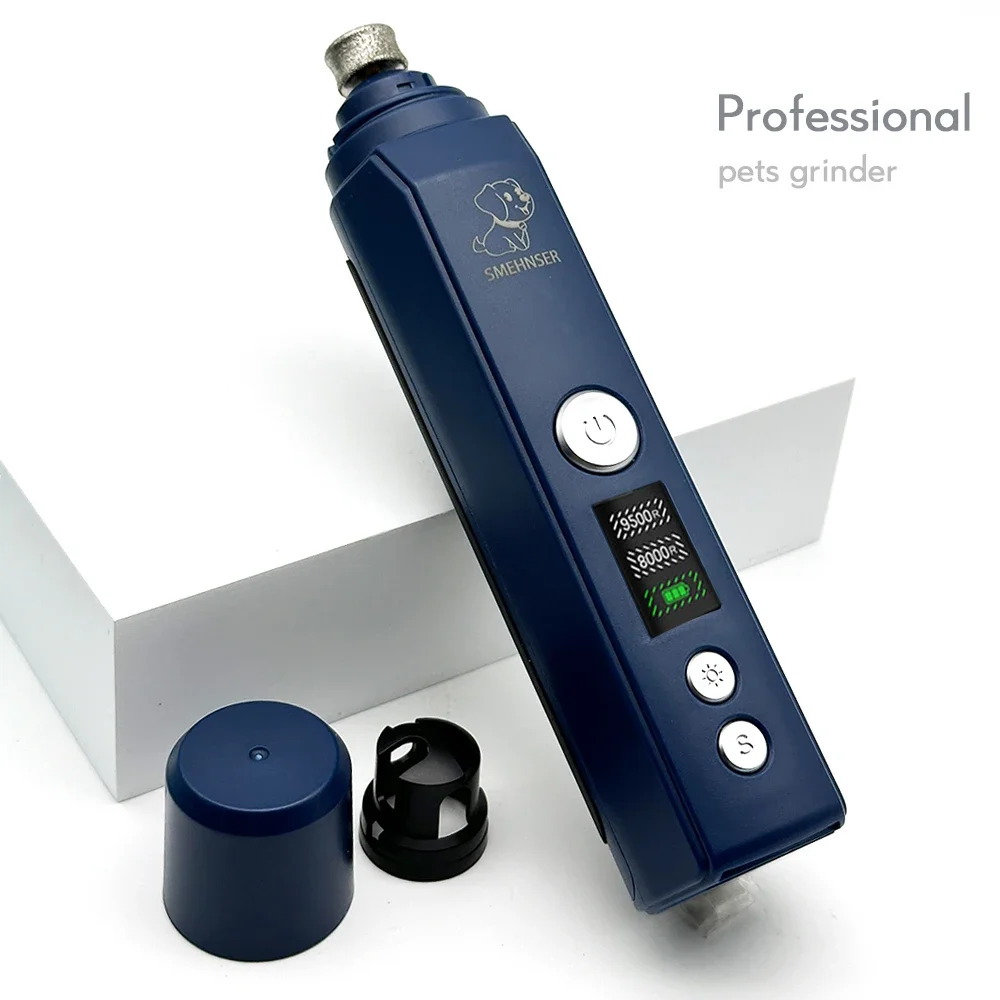 

Professional Dog Nail Grinder Electric Pet Nail Trimmer Painless Paws Grooming Machine for Small Medium Large Dog Cats Low Noise