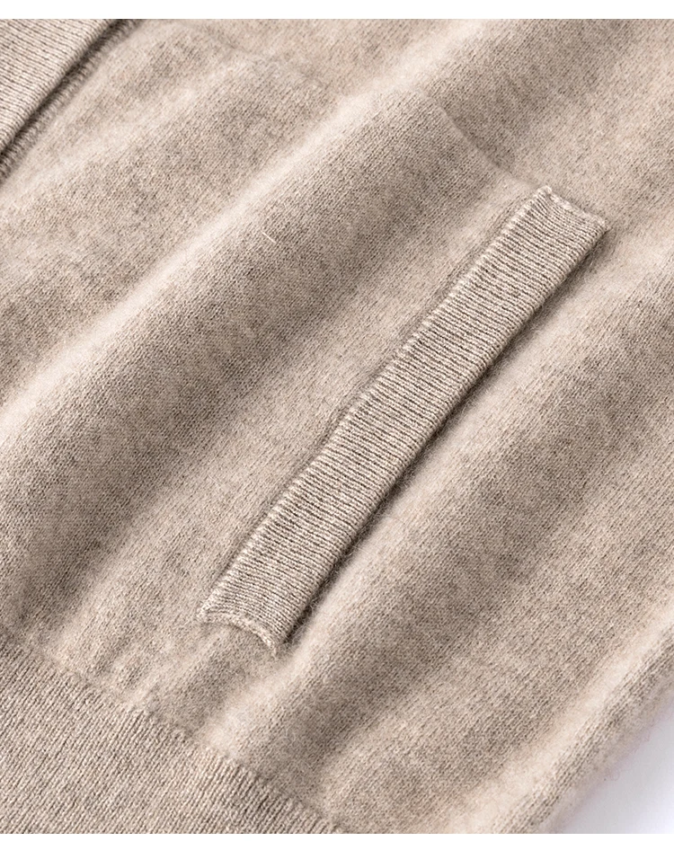 BD4521243 Damen-Kaschmir-Cardigan mit Knöpfen, Stehkragen, Langen Ärmeln, Organza-Pailletten-Manschetten, Lockerer Schnitt, Winter-Strickware – Detail 14