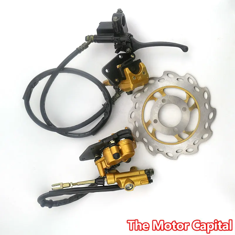 

Motorcycle Front Disc Brake Kit Hydraulic System for 110cc 125cc 140cc BBR TTR Pit Bike Motocross Scooter Pitbike