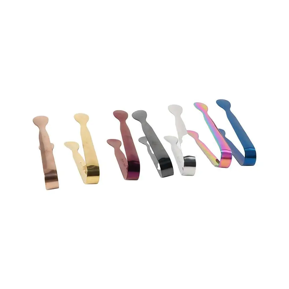 

Multicolored Mini Bread Dessert Bar Utensil Tea Ice Tongs Kitchen Accessories Cube Sugar Tongs Food Serving Clip