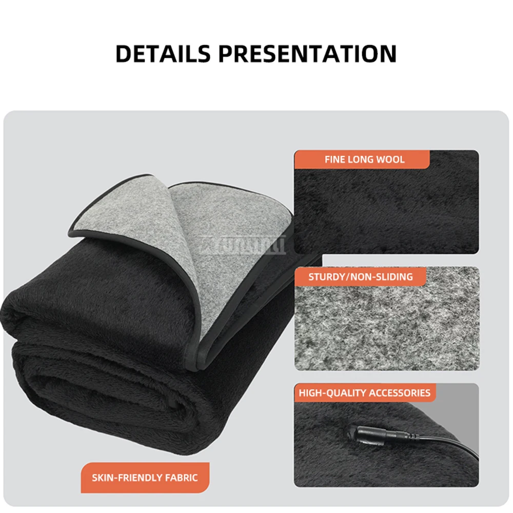 Electric Blanket for Outdoor Camping - Fast Heating Safety Temperature Control Heating