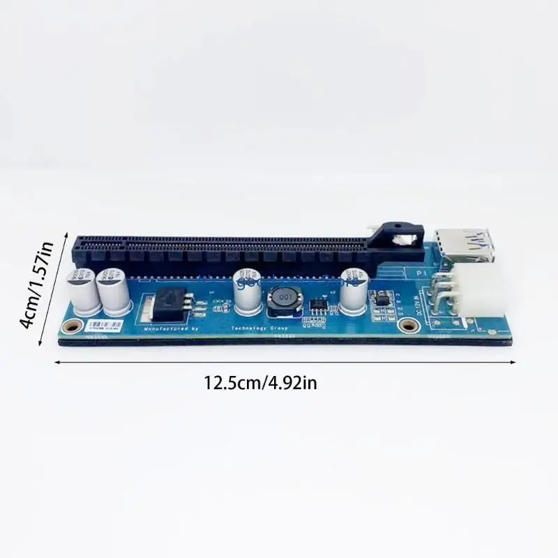 PCIE 1x إلى 16x محول بطاقة الرسومات الخارجية مع كابل USB3.0 لألعاب الكمبيوتر المحمول Multimedia Solution Computer Computer