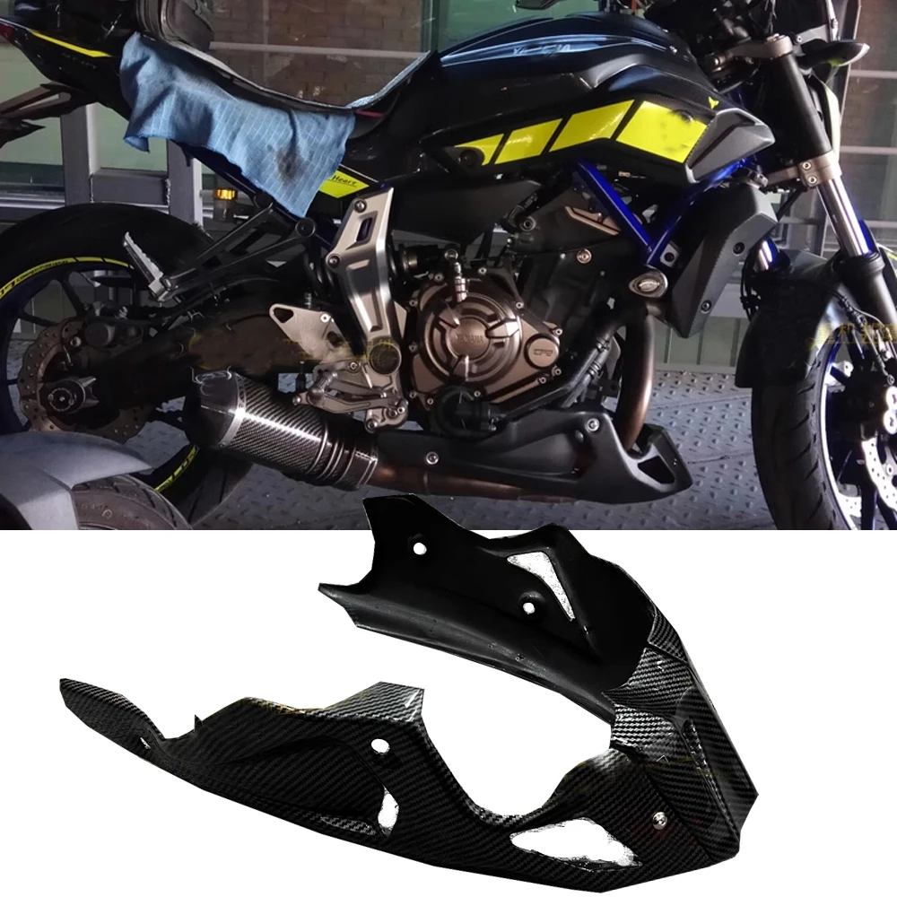 

for Yamaha MT07 FZ07 FZ MT 07 Belly Pan Engine Spoiler Lower Fairing Frame Protector Bellypan For MT-07 FZ-07 2014 15 2016 2017