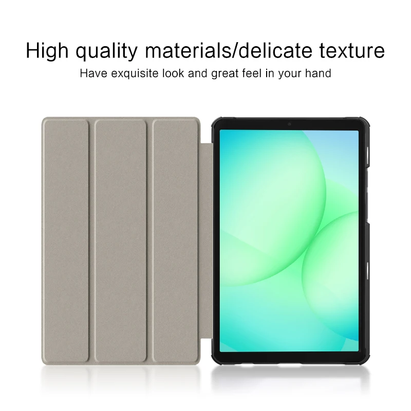 Case For Samsung Galaxy Tab A11 8.7 Inch 2025 SM-X133 SM-X135 Tablet Tri-Folding Stand Cover For Tab A9 8.7