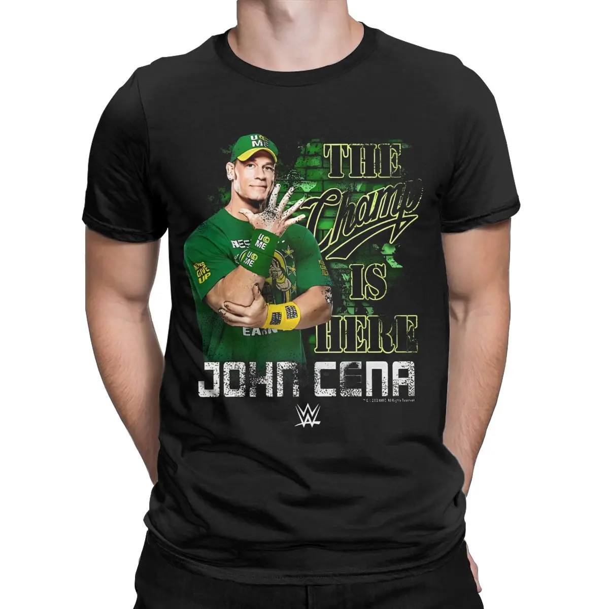 John Cena The Champ Is Here Outfit Shirts Men Women Wrestler Sports Creative Cotton New Arrival Tee