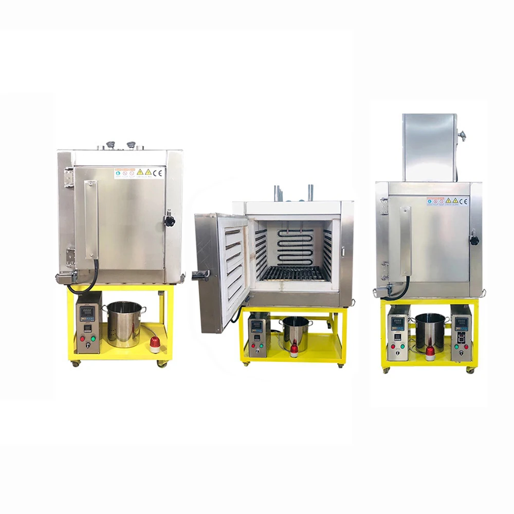 

220V Jewelry Casting Machine 4 Pieces 4X9 Inch Flasks Oven Gypsum Drying Curing Wax Melting Equipment Tools Furnace Oven