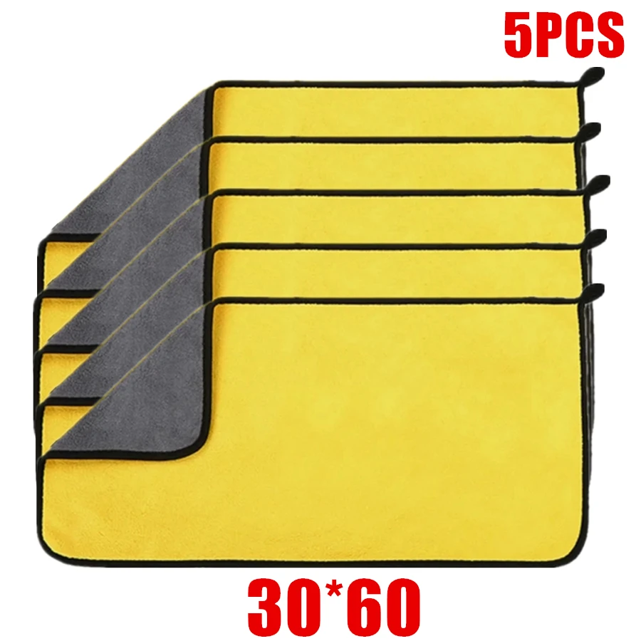 1/2/6 Stuks Microfiber Reinigingsdoekje Auto Doekjes Professionele Detaillering Auto Drogen Microfiber Handdoek Wassen Handdoek Accessoires