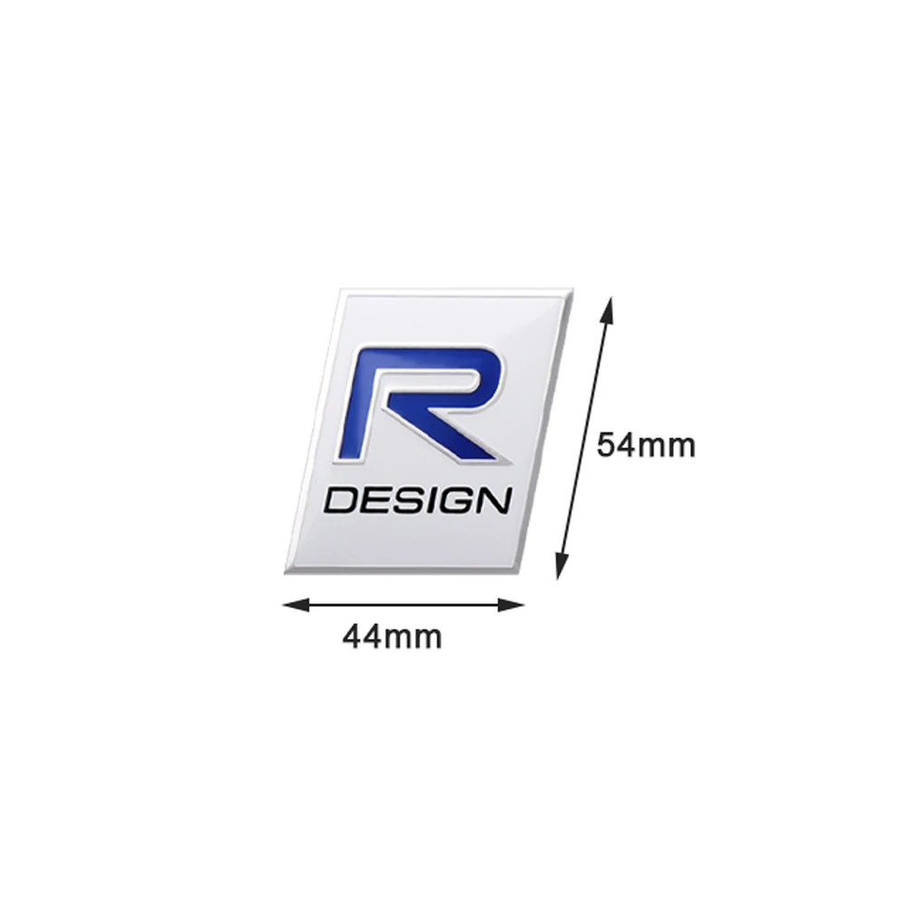 Aluminum Car Body Side Fender Trunk Decoration Sticker Badges For Volvo Rdesign T6 AWD C30 C70 V40 V60 S70 XC90 XC60 Car Styling