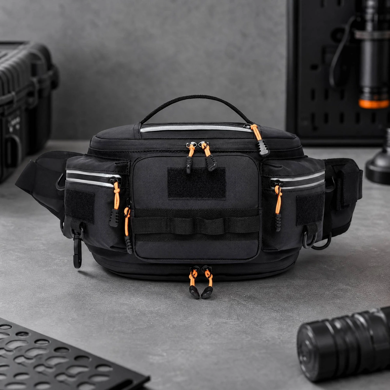 Outdoor Waist and Chest Bag Adjustable Multifunctional Outdoor Waist Bag Fanny Pack Compact for All Genders for Cyclists