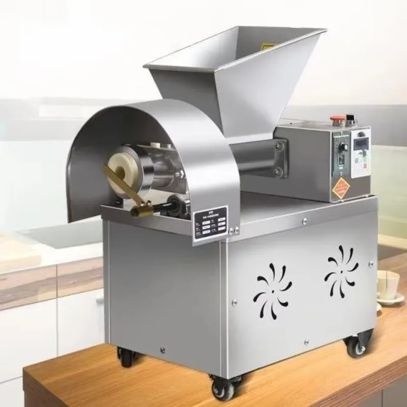 Automatic Bread Dough Cutting and Dividing Rounder Machine with Motor for Buns Pancakes Pizza