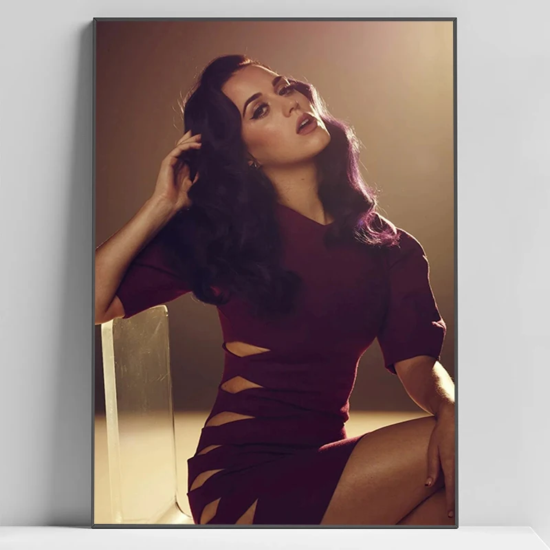 

K-Katy P-Perry Singer Poster Decorative Paintings Home and Decoration Art Print Posters for Wall Decor Painting on Canvas Decor