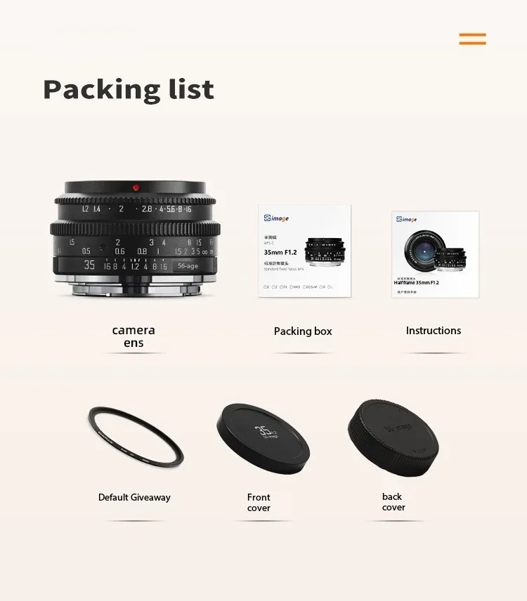 Sgimage 35Mm F1.2 L…