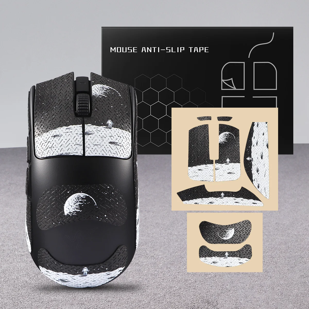 Mouse Grip Tape Sticker for Razer Viper V3 Pro Mouse Anti Slip Skin Self-Adhesive Pre-Cut Sweat-Resistant